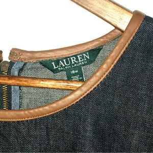 Ralph Lauren sleeveless denim dress